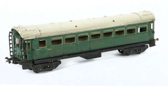 Schlafwagen Karl Bub, Spur 0, Mitropa, Grün, L: 40… - photo 1