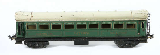 Schlafwagen Karl Bub, Spur 0, Mitropa, Grün, L: 40… - photo 2
