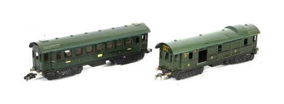 2x D-Zug-Wagen Märklin, Spur H0, 341.2 D-Zug-Wagen… - photo 1