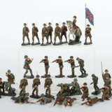 Konvolut Soldaten meist Leyla u. a., Masse bemalt,… - photo 1
