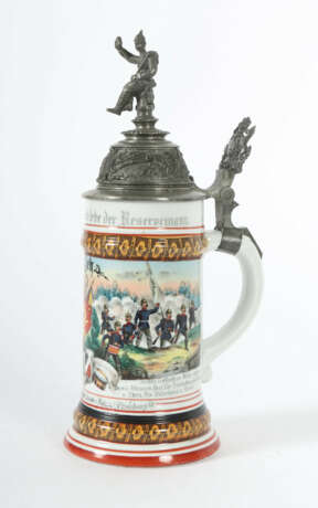 Reservistenkrug Porzellan, 0,5 l, Infanterie-Regim… - photo 2
