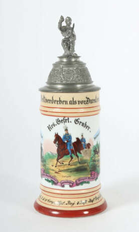 Reservistenkrug Porzellan, 0,5 l, Infanterie-Regim… - photo 1