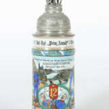 Reservistenkrug Porzellan, 0,5 l, polychrom lithog… - photo 1