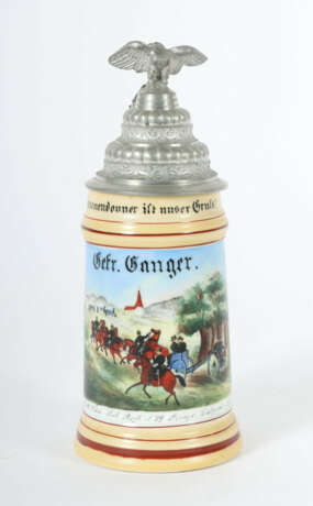 Reservistenkrug Porzellan, 0,5 l, Feld-Artillerie-… - photo 1
