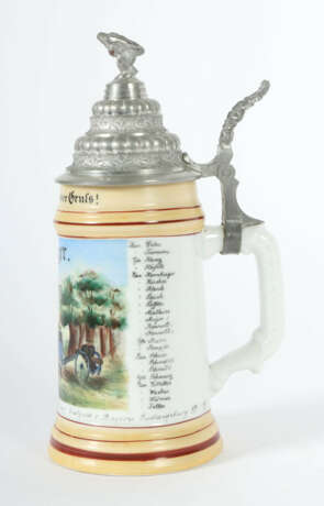 Reservistenkrug Porzellan, 0,5 l, Feld-Artillerie-… - photo 2