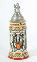 Reservistenkrug Porzellan, 0,5 l, Infanterie-Regim…