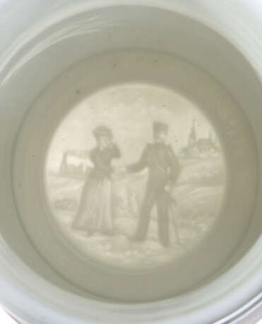 Reservistenkrug Porzellan, 0,5 l, Infanterie-Leib-… - photo 3