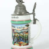 Reservistenkrug Porzellan, 0,5 l, polychrom lithog… - photo 2