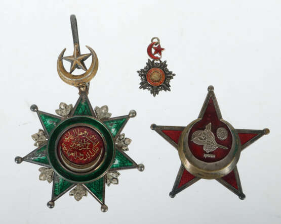 3 Orden Türkei (Osmanisches Reich), 1x Osmanje-Ord… - photo 1