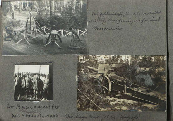 Kleiner Kriegsnachlass 1. WK des Leutnat Emil K. V… - Foto 2