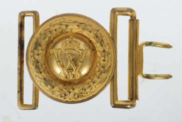 Feldbindenschloss Preussen, 1896-1900, Metall feue…