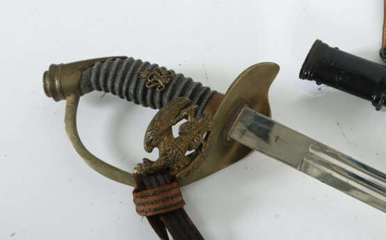 Offiziersdegen Preussen, Infanterie, blanke, doppe… - photo 2