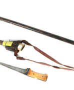Waffen. Kard und Hirtenbeil Afghanistan, 19./20. Jh., Kard…