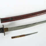 Katana Japan, 19. Jh., dazu ein schwarz lackierter… - photo 2