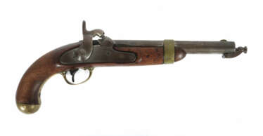 Perkussionsschloss-Pistole wohl um 1850, Lauf und …