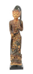 Holzfigur ''Mutter Erde'' Burma, 18. Jh., Holz ges…