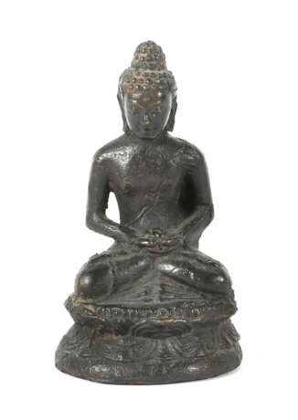 Buddha Shakyamuni Burma, 19. Jh., Bronze, geschwär… - Foto 1