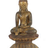 Buddha Shakyamuni Burma, Mitte 20. Jh., Holz, gesc… - photo 1