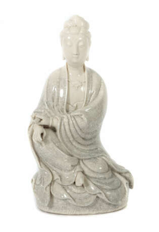 Bodhisattva Guanyin China, um 1900, Weißporzellan,… - Foto 1