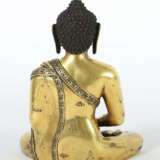 Buddha Shakyiamuni China, 19. Jh., Bronze, feuerve… - photo 2