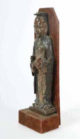 Fu Lu Shou China, 19./20. Jh., Holz, geschnitzt, f… - photo 2
