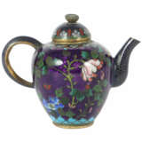 Cloisonné-Zierkanne China, 1. Hälfte 20. Jh., Mess… - photo 1