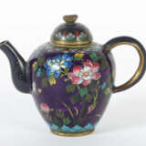 Cloisonné-Zierkanne China, 1. Hälfte 20. Jh., Mess… - photo 2