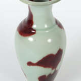 Balustervase China, 1. Hälfte 20. Jh., Keramik, br… - Foto 3