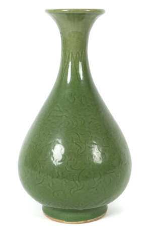 Balustervase China 20. Jahrundert, Keramik seladon… - photo 1