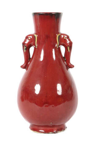 Sang-de-Boeuf-Vase China, 20. Jh., Porzellan mit r… - photo 1