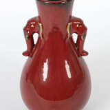 Sang-de-Boeuf-Vase China, 20. Jh., Porzellan mit r… - photo 2