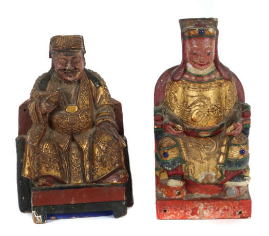 Konvolut von zwei Würdenträgern China, 19./20. Jh.… - photo 1