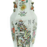 Famille Rose Bodenvase China, um 1920, Porzellan, … - Foto 1