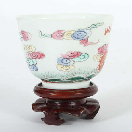 Teeschale China, Mitte 20. Jh., feines Porzellan, … - photo 2