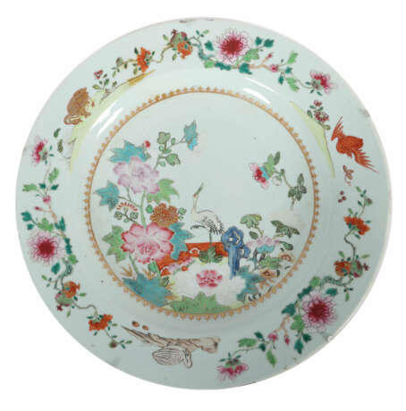 Zierteller China, um 1900, Porzellan, polychrome A… - photo 1