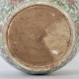Großer Cachepot China, 20. Jh., Porzellan, dickwan… - photo 4