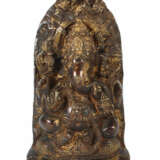Ganesha Indien, um 1900, Bronze, Reste einer Vergo… - фото 1