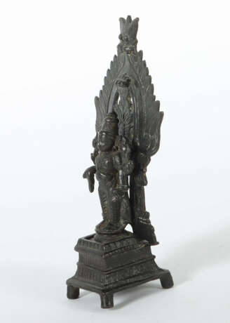 Vishnu Indien, 18./19. Jh., Kupferbronze, geschwär… - Foto 2
