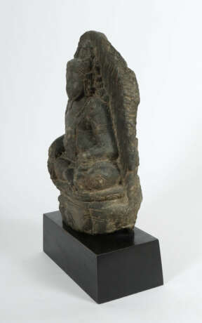Buddha wohl Indien 17./18. Jh., Steinlrelief mit H… - photo 2