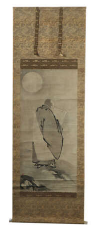 Rollbild Japan, 19. Jh., Tuschmalerei auf Papier, … - photo 2