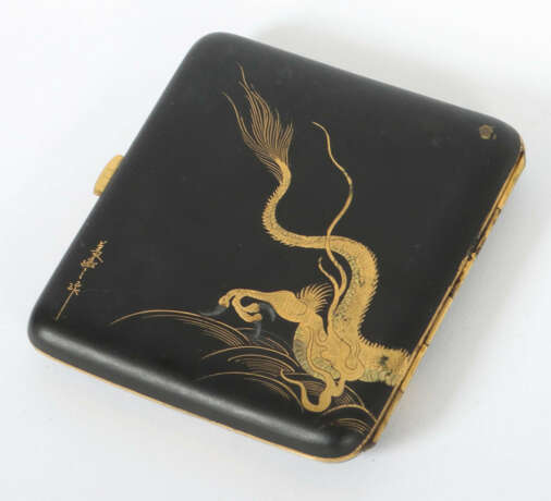 Zigarettenetui Japan, 1920er Jahre, 24 K vergoldet… - photo 2