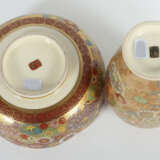 Konvolut Vase und Schale Japan 19. Jh., Meiji-Zeit… - Foto 3