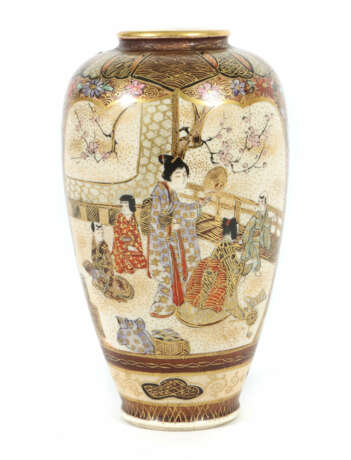 Kleine Satsuma Vase Japan, 1. Hälfte 20. Jh., Kera… - photo 1