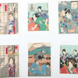 15 Farbholzschnitte Japan, 19 Jh., verschiedene Kü… - Foto 3