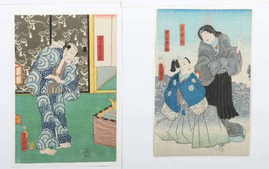15 Farbholzschnitte Japan, 19 Jh., verschiedene Kü… - Foto 7