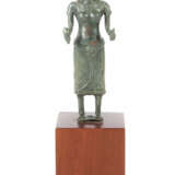 Lakshmi Miniatur Kambodscha, wohl 19. Jh., Bronze(… - Foto 1