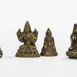 Sechs Bronzen, u.a. Sitatara, Guanyin, Buddha Shakyamuni und Tara - Foto 1