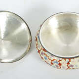 Deckeldose Korea, 20. Jh., Silber 98%, ca. 530 g, … - photo 4