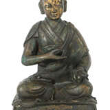 Lohan Tibet, wohl 18. Jh., oder älter, Bronze, Res… - photo 1