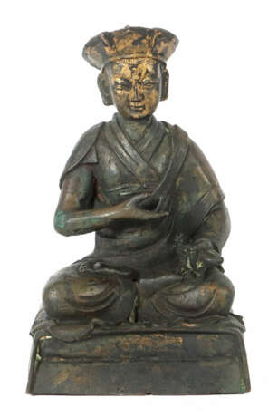 Lohan Tibet, wohl 18. Jh., oder älter, Bronze, Res… - photo 1